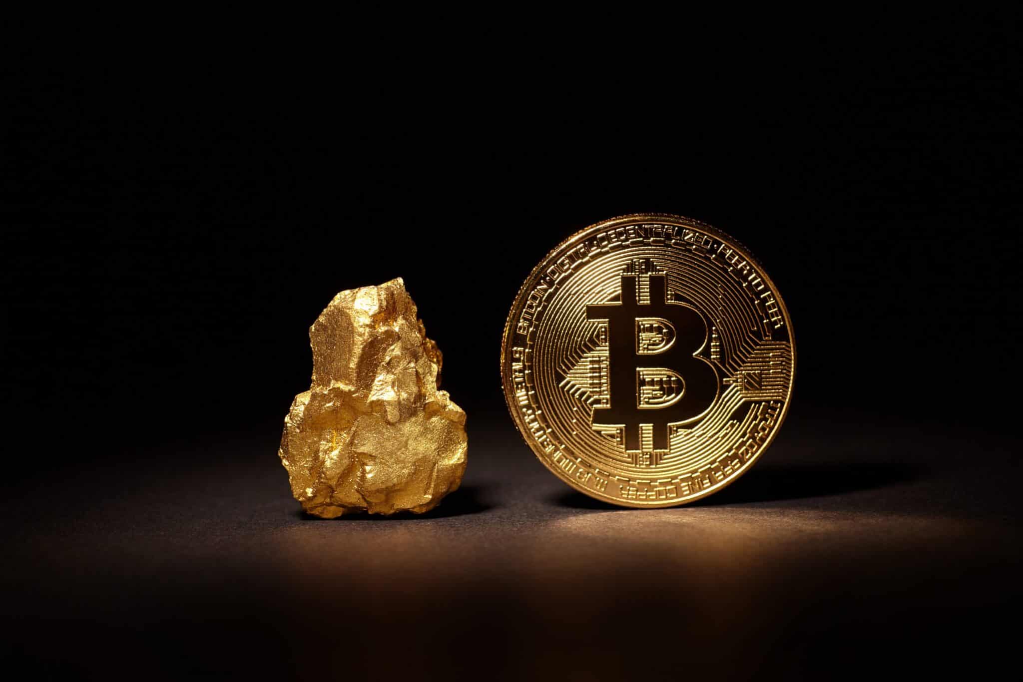 Gold and Bitcoin (BTC)