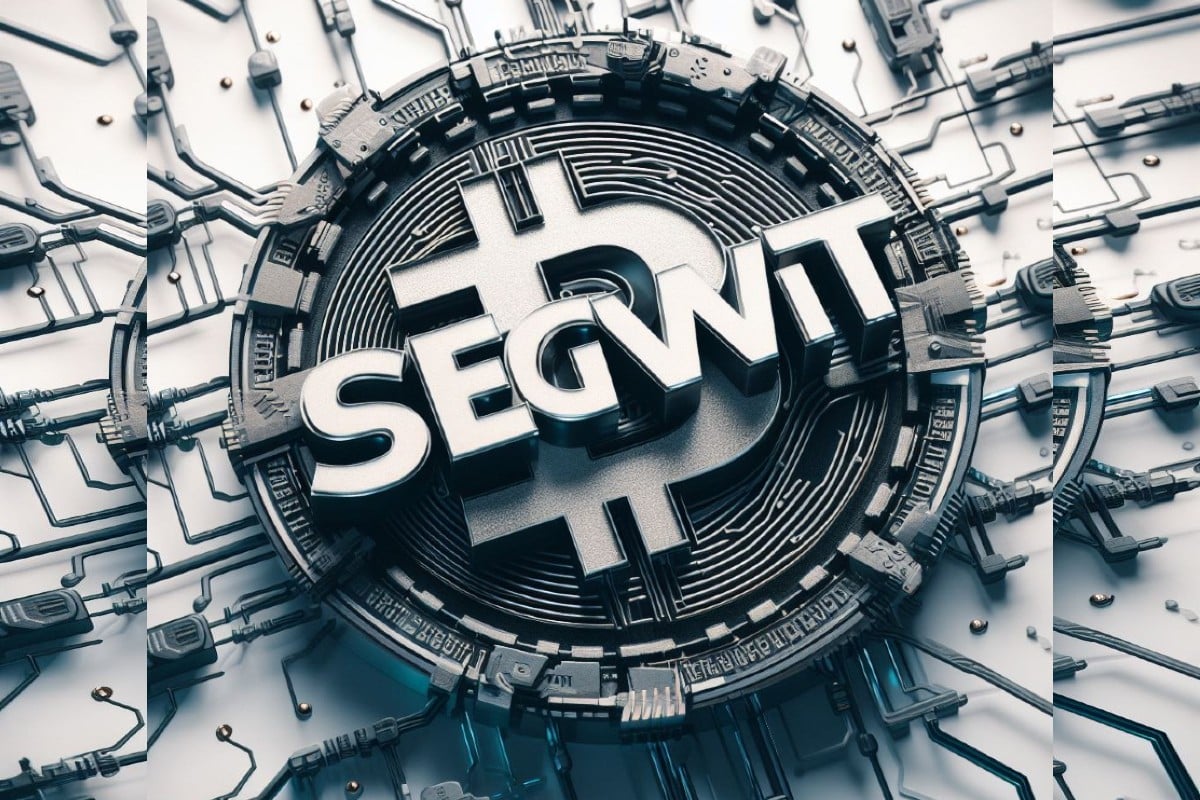 Segwit - A Bitcoin coin with the word Segwit