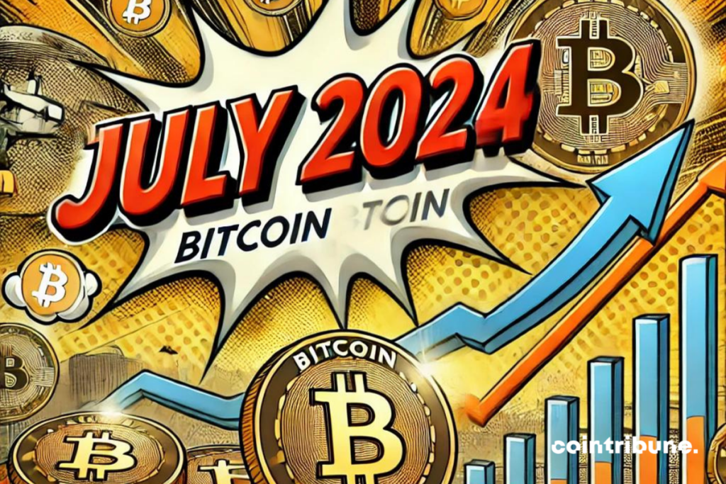 Juillet un très bon mois pour le bitcoin
