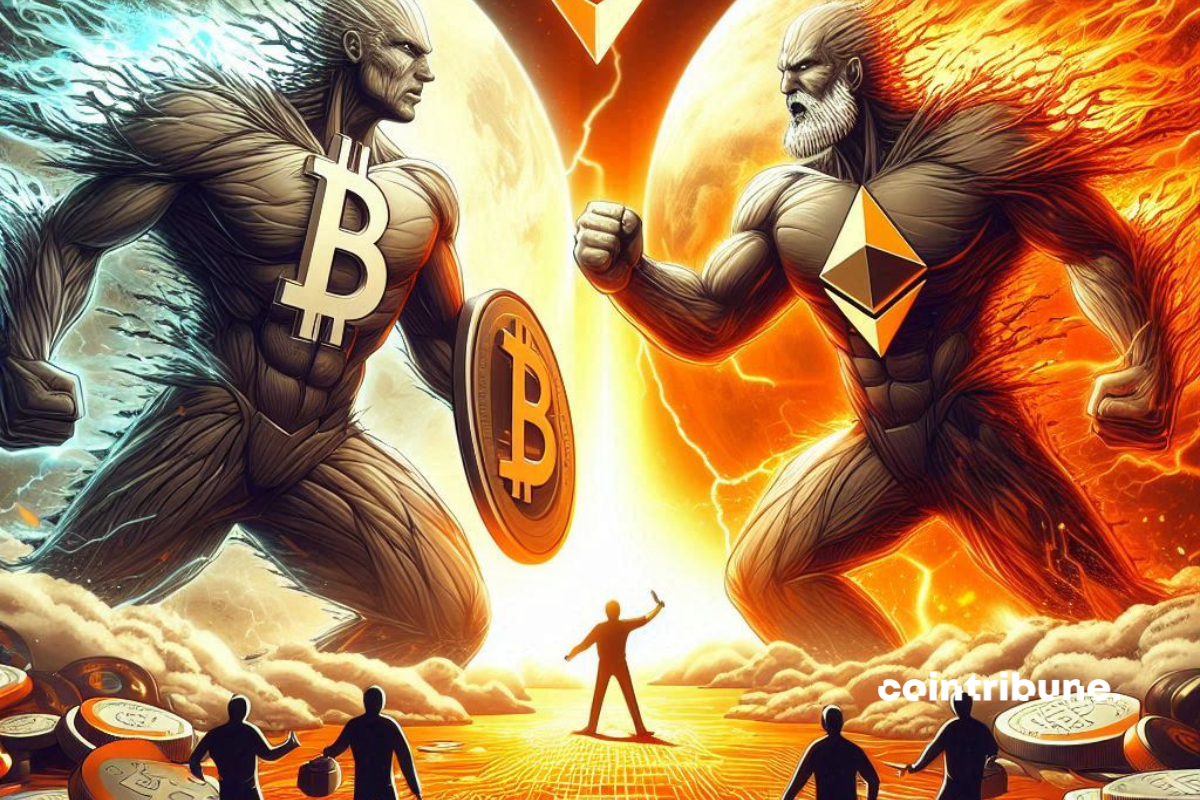Bitcoin contre Ethereum