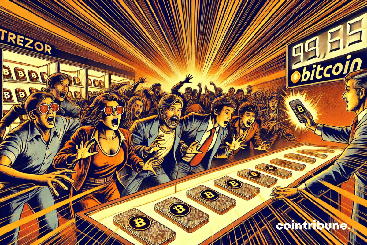 Los inversores acuden en masa a las criptocarteras Trezor