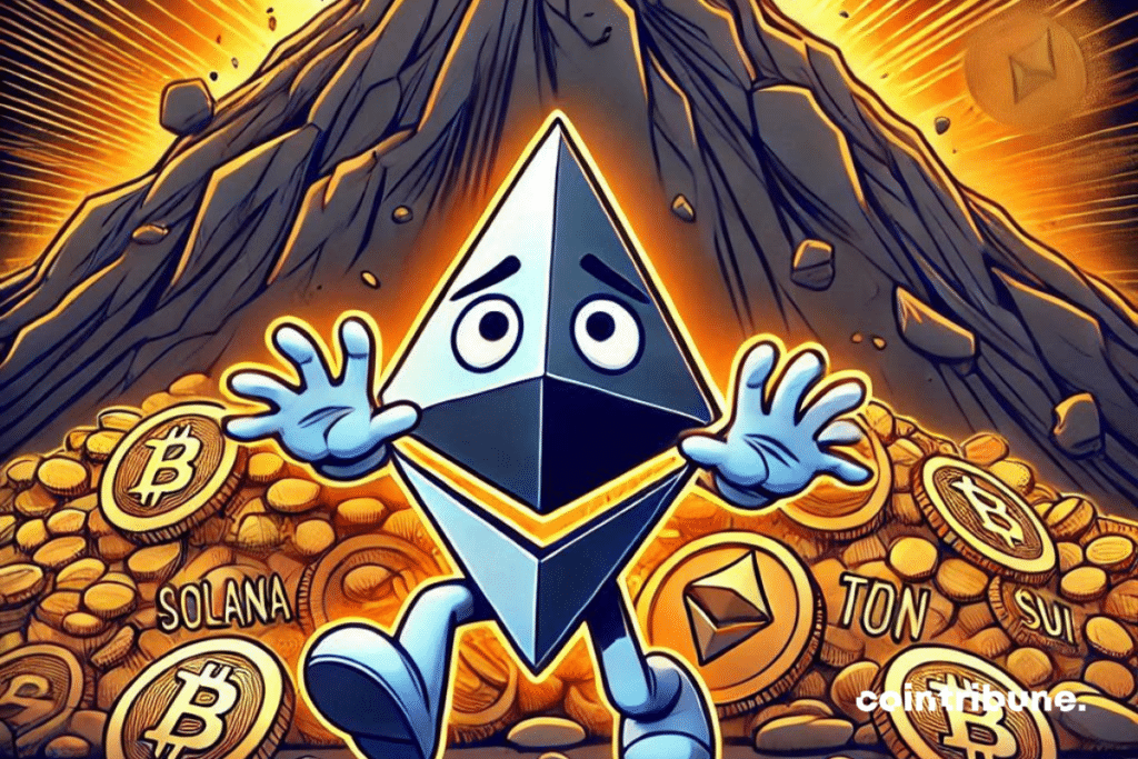 Illustration of Ethereum's loss of dominance