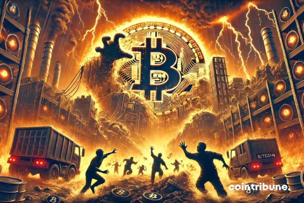 Equipped bitcoin miners flee catastrophe