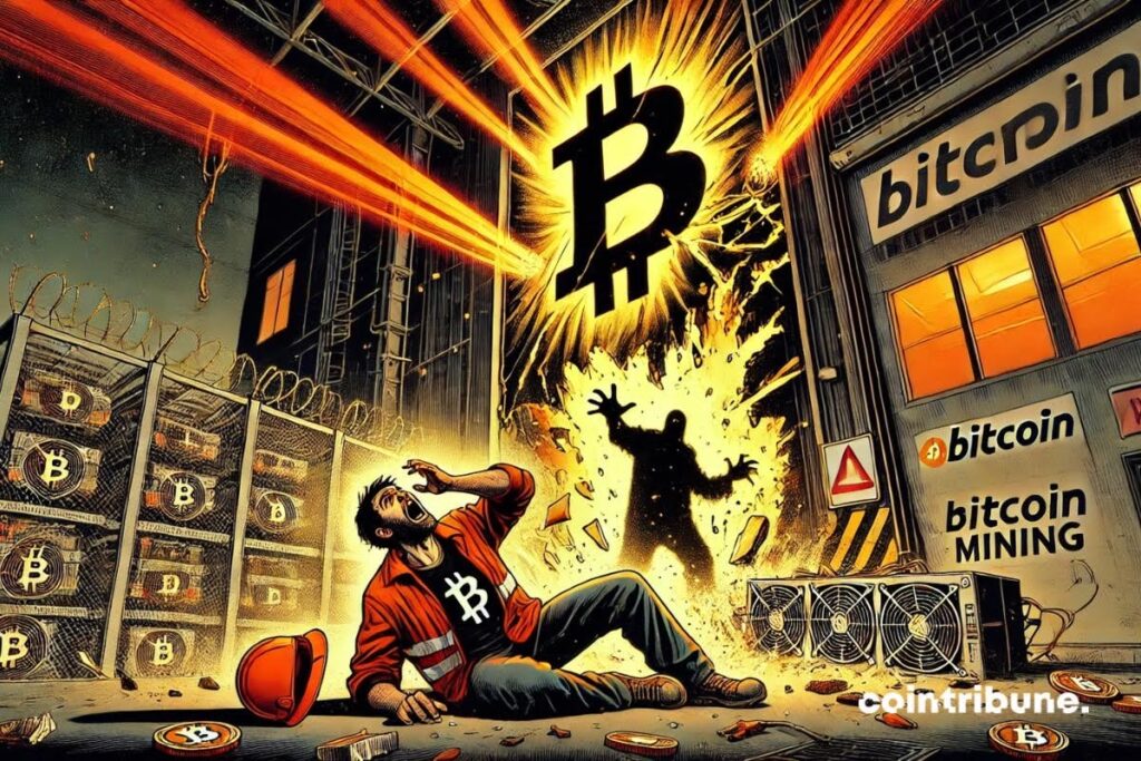 mineradora de bitcoin com problemas nos EUA