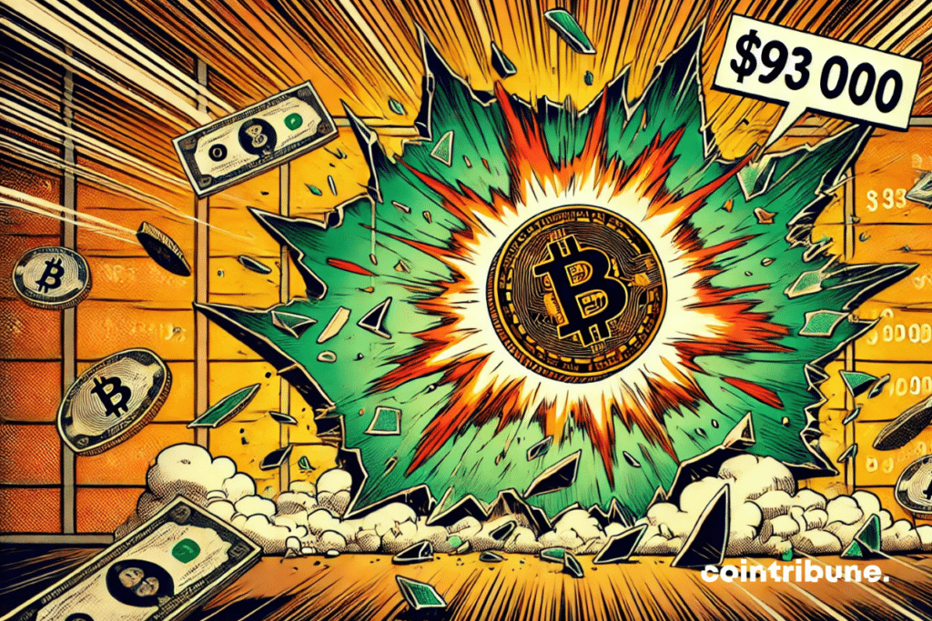 El bitcoin supera la barrera de los 93.000 dólares
