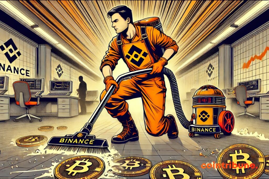 A Binance employee who cleans up crypto