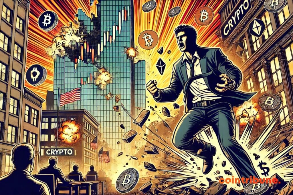 The falling crypto market