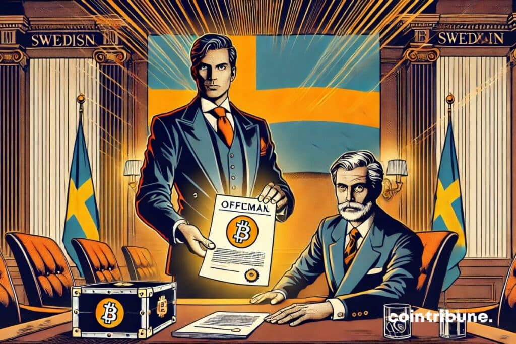 Um membro do parlamento da Suécia apresenta um plano de bitcoin para as reservas nacionais.