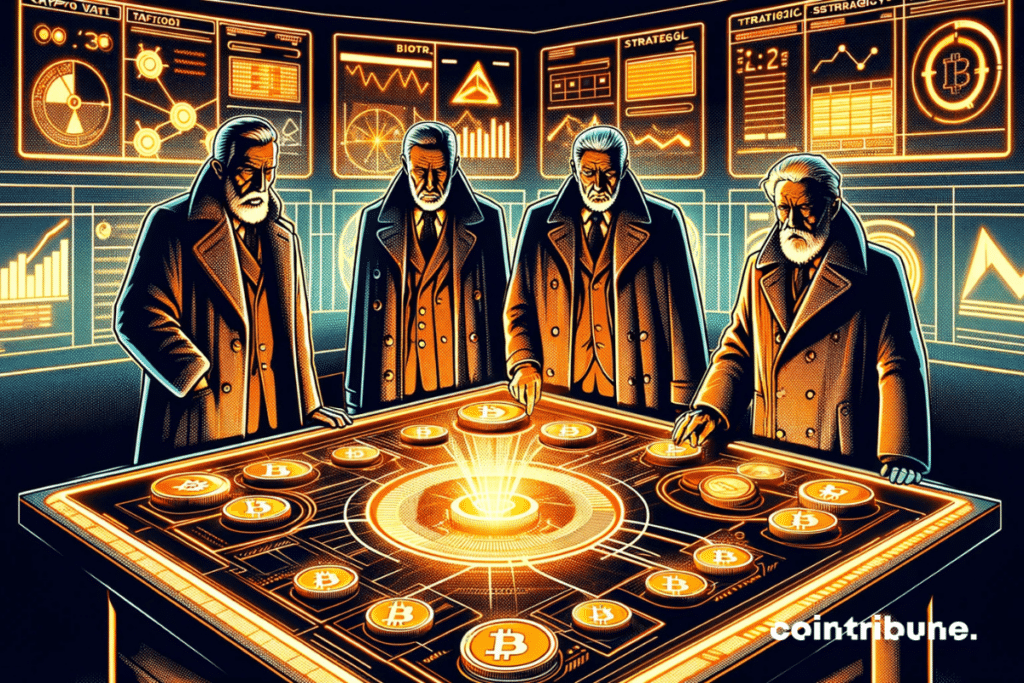 Ilustraciones de veteranos operadores de Bitcoin