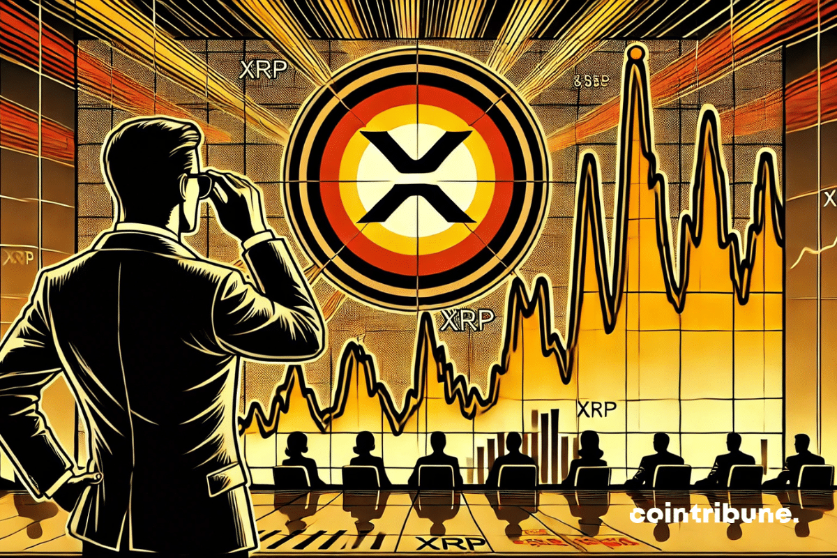 Technical tension surrounding the XRP cryptocurrency.