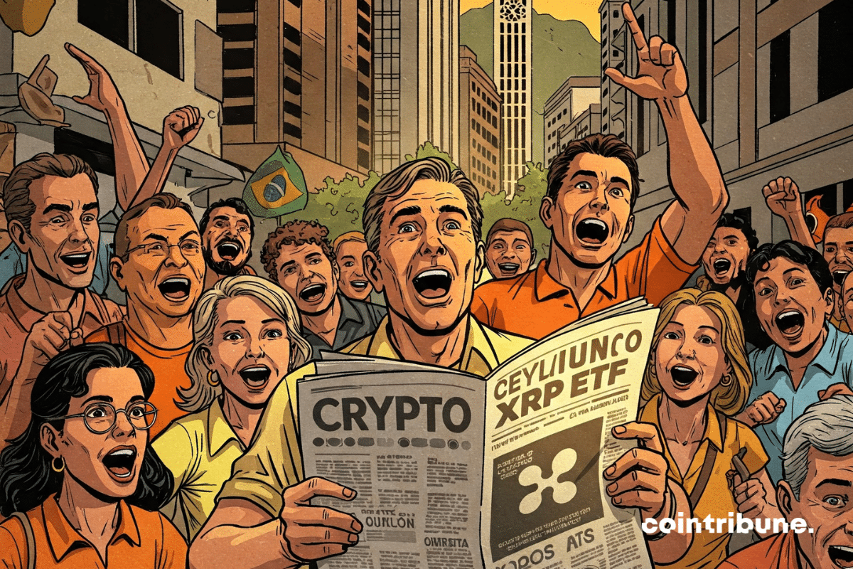 Crypto investors euphoric after historic launch of XRP ETF in Brazil.