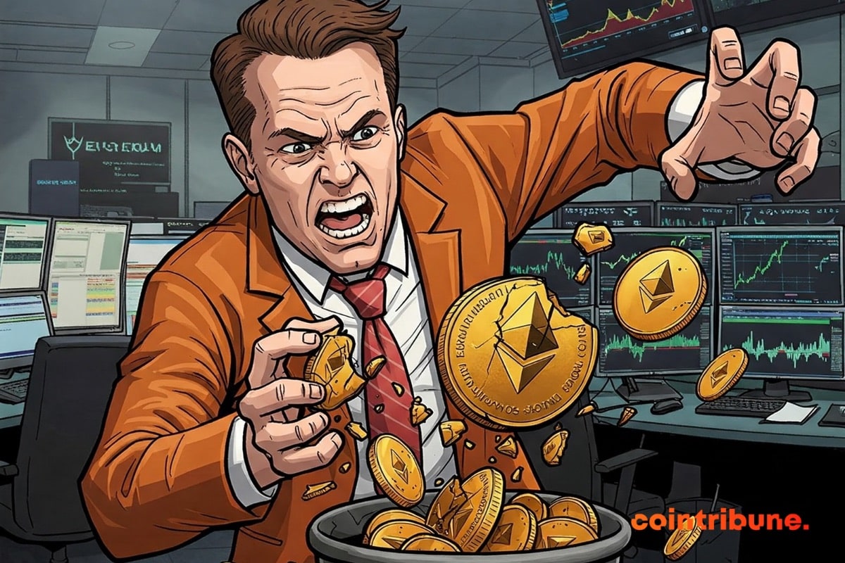 Eric Balchunas destruindo moedas Ethereum.