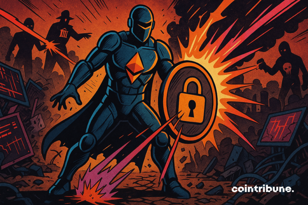 Ethereum se personifica como un guerrero cibernético