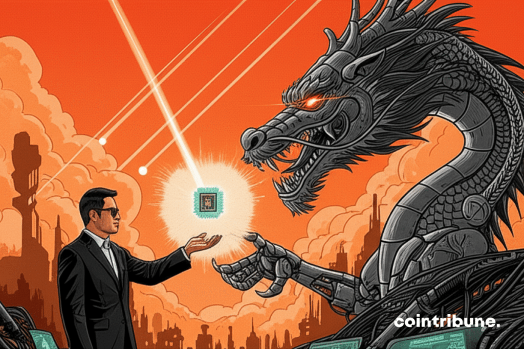 Nvidia ofrece un chip de IA al dragón tecnológico en un mundo oscuro