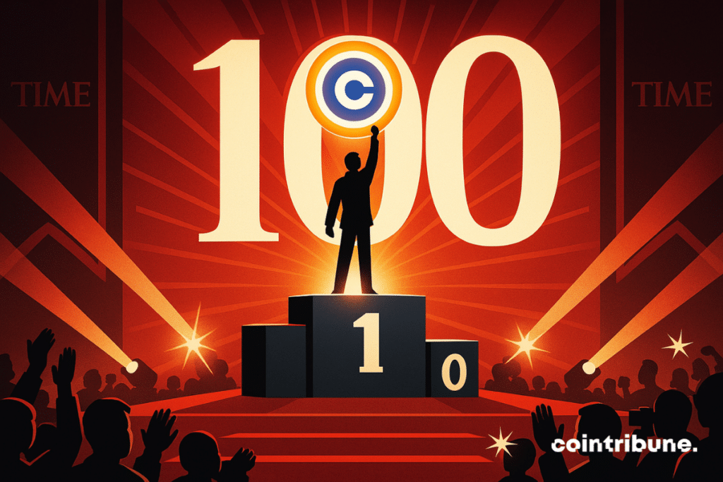 L'exchange crypto Coinbase sur le podium du prestigieux Time 100.