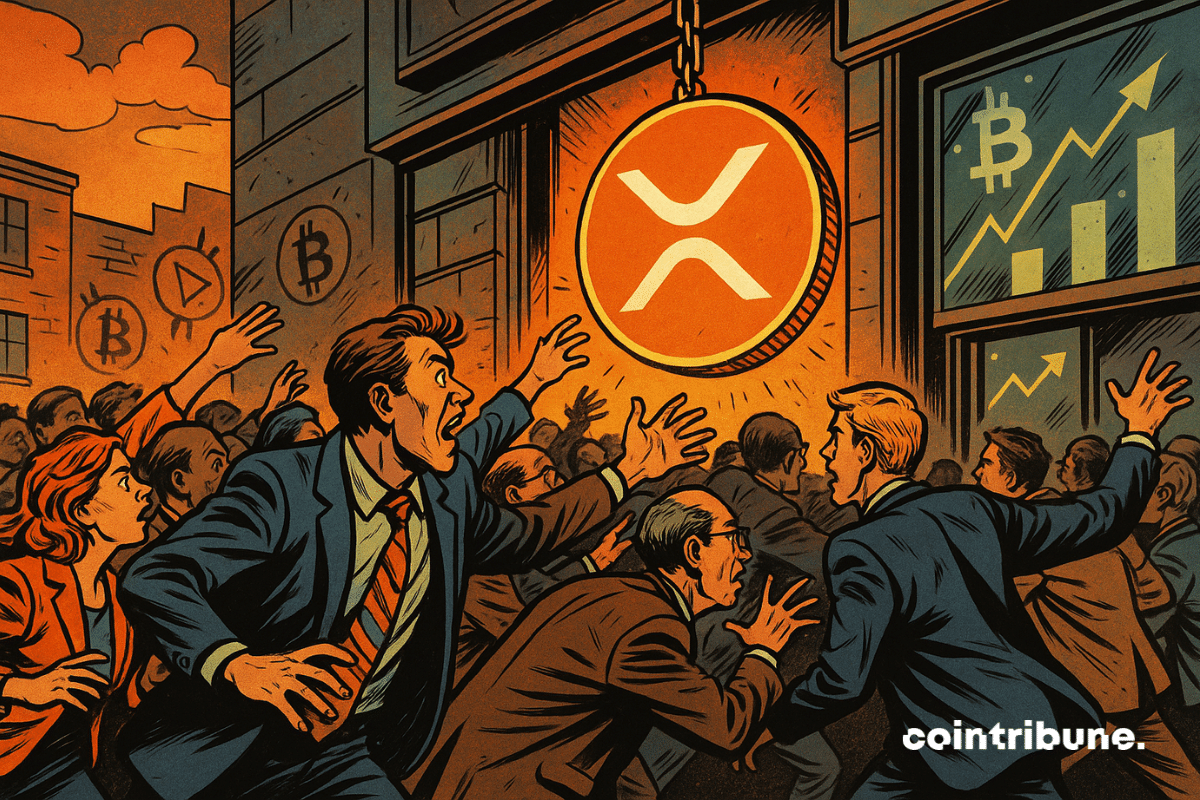 Crypto traders panic after massive liquidations on XRP.