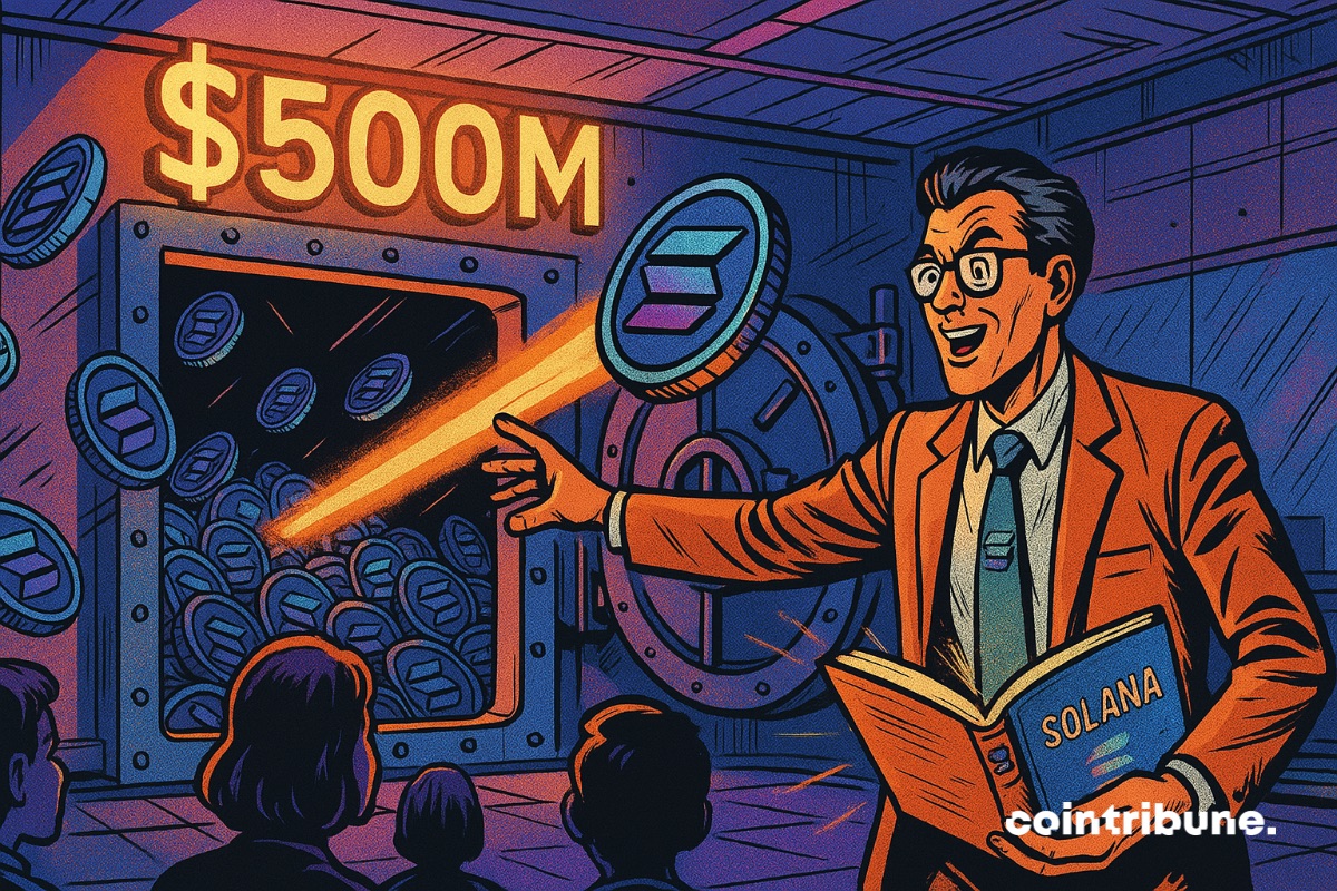 A Classover teacher pitches a crypto plan in front of a 0 million Solana stash.