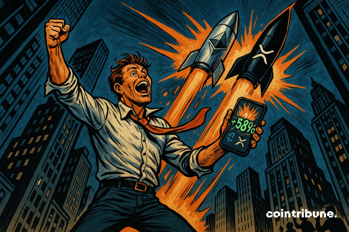 Ethereum and XRP crypto surge.