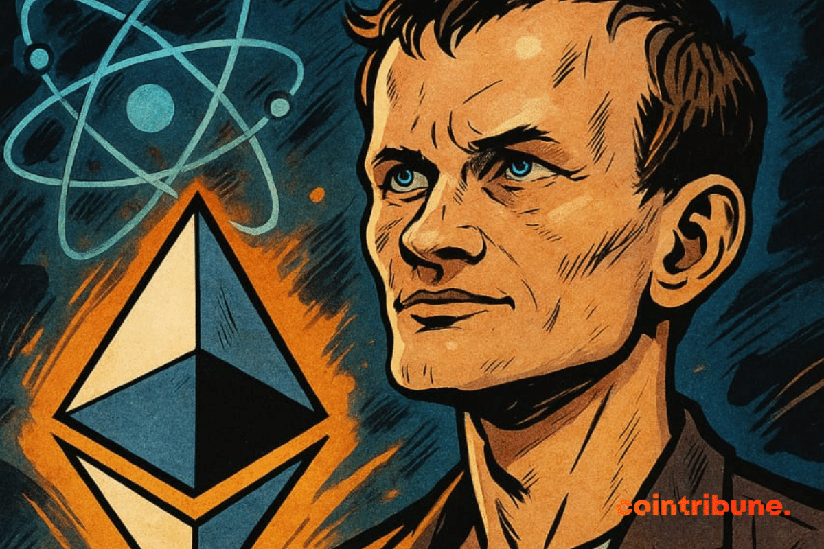 Illustration by Vitalik Buterin and the Ethereum logo