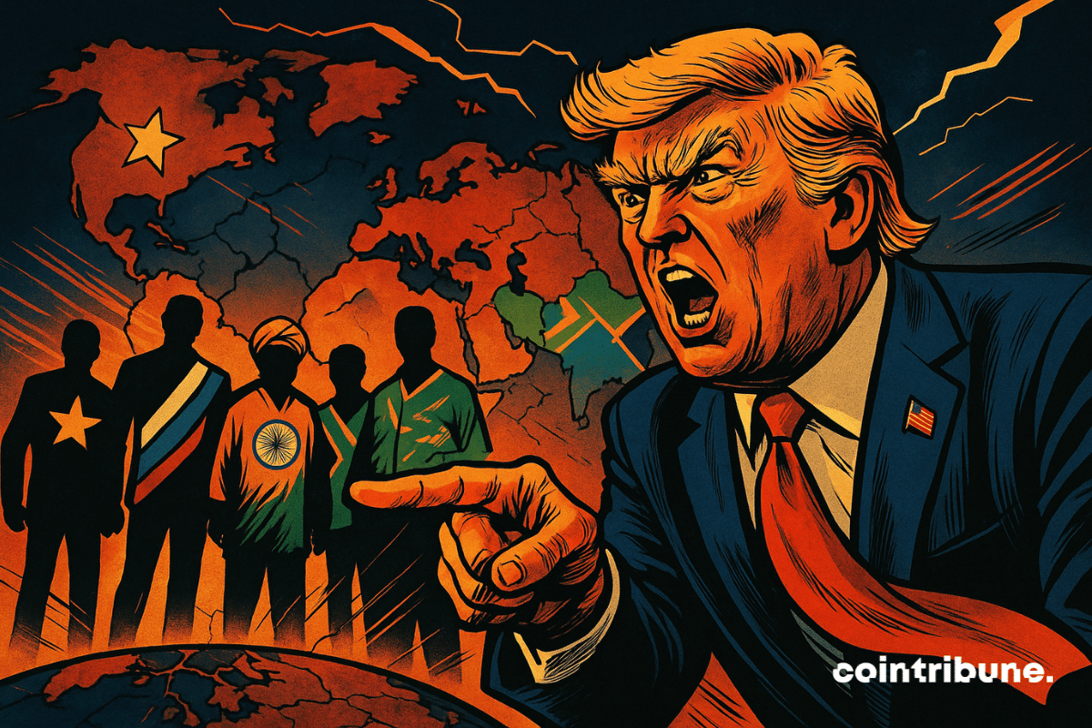 Trump angry at the BRICS.