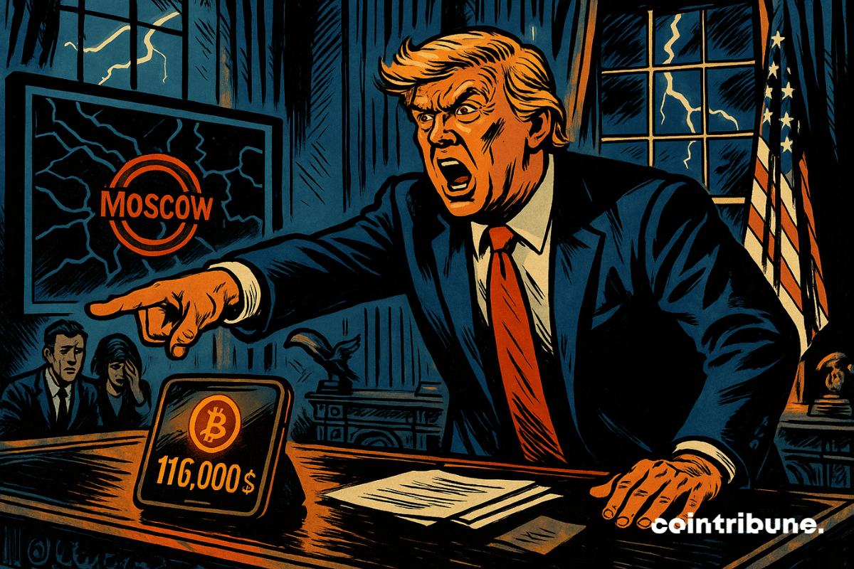 Trump's ultimatum from the Oval Office triggers Bitcoin volatility.