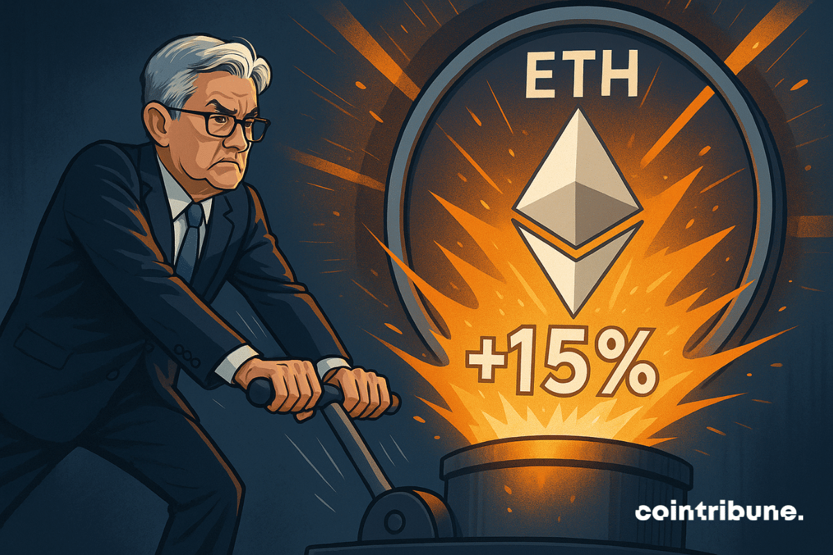 Jerome Powell puxa a alavanca e o Ethereum dispara.