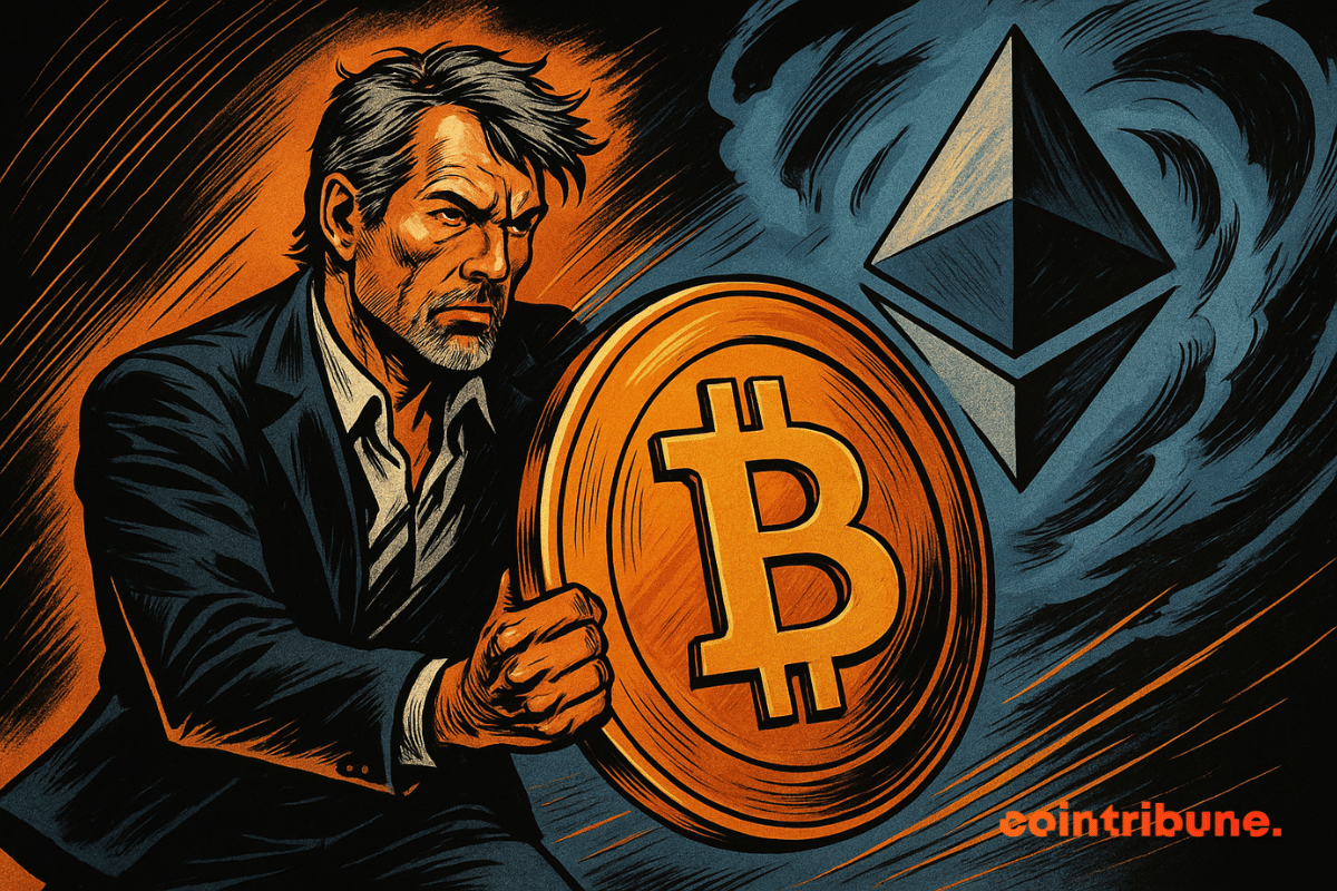 Enquanto o Ethereum sobe e seduz Wall Street, Saylor se agarra ao seu bitcoin como um marinheiro ao seu mastro. Altcoins? Ele sorri... e continua a aumentar sua carteira.