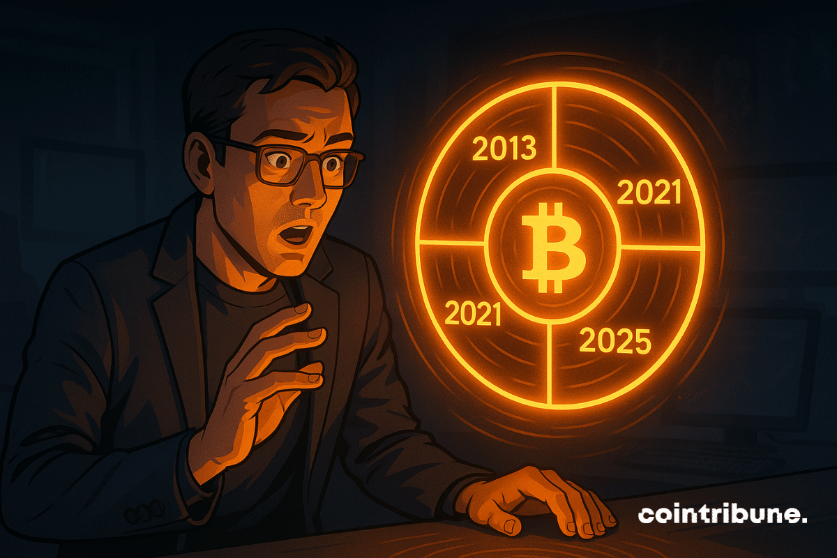 Un analista atónito descubre un holograma brillante del ciclo de Bitcoin, revelando fechas clave: 2013, 2017, 2021, 2025.