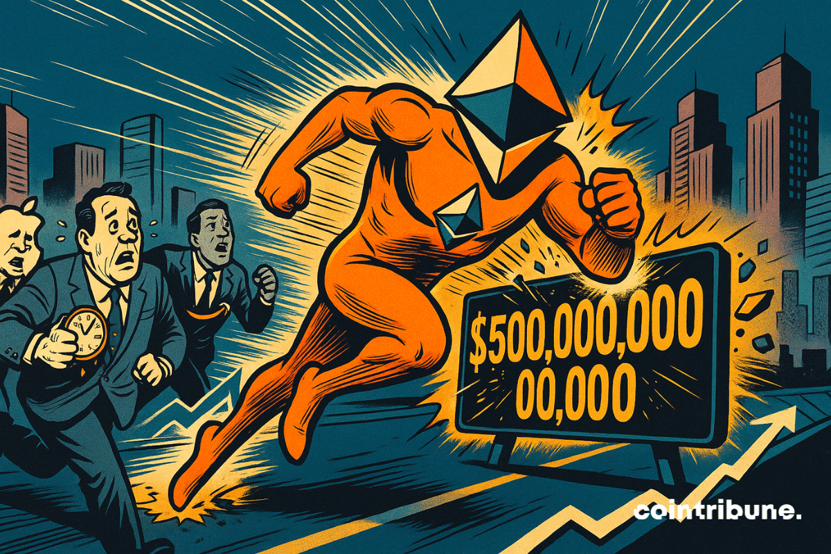 Ethereum, o super-herói laranja, ultrapassa os gigantes da Fortune 500 ao quebrar o limite simbólico de US$ 500 bilhões.