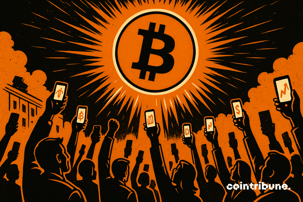 Enthusiastic investors after the capital inflow into Bitcoin ETFs.