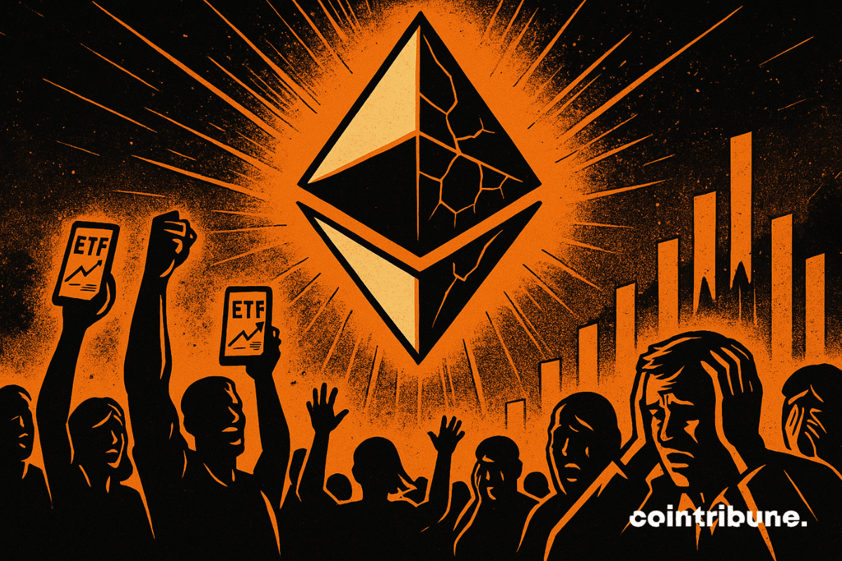 The crowd of crypto investors is torn between euphoria and panic despite record inflows into Ethereum ETFs.