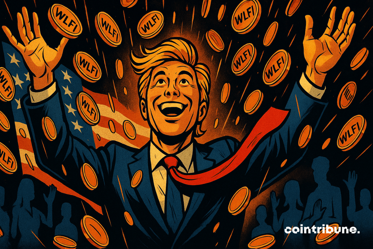 O magnata e a chuva de cripto WLFI.