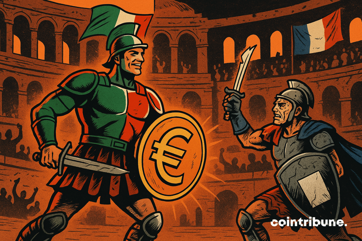 The economic duel between France and Italy.