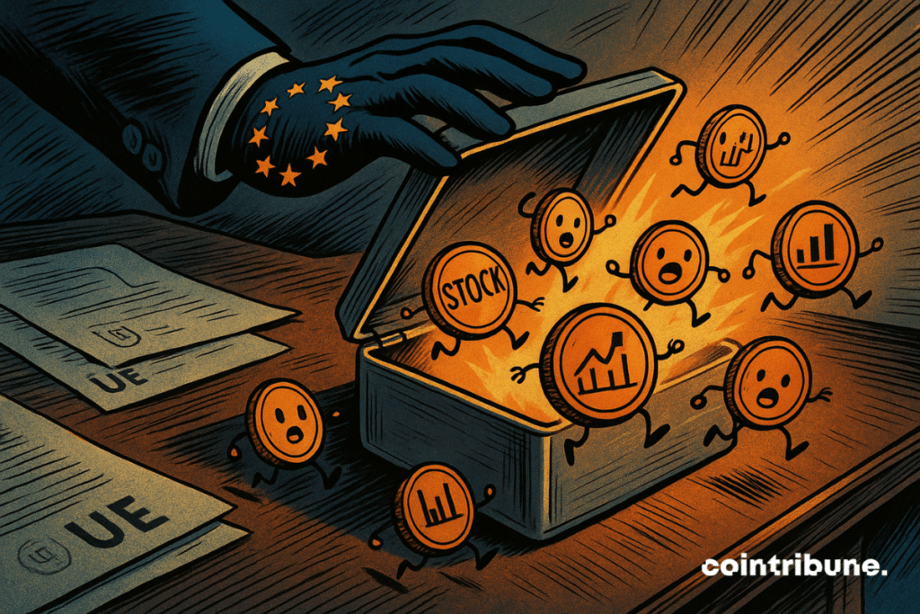 Panicked crypto assets escape from European-controlled box
