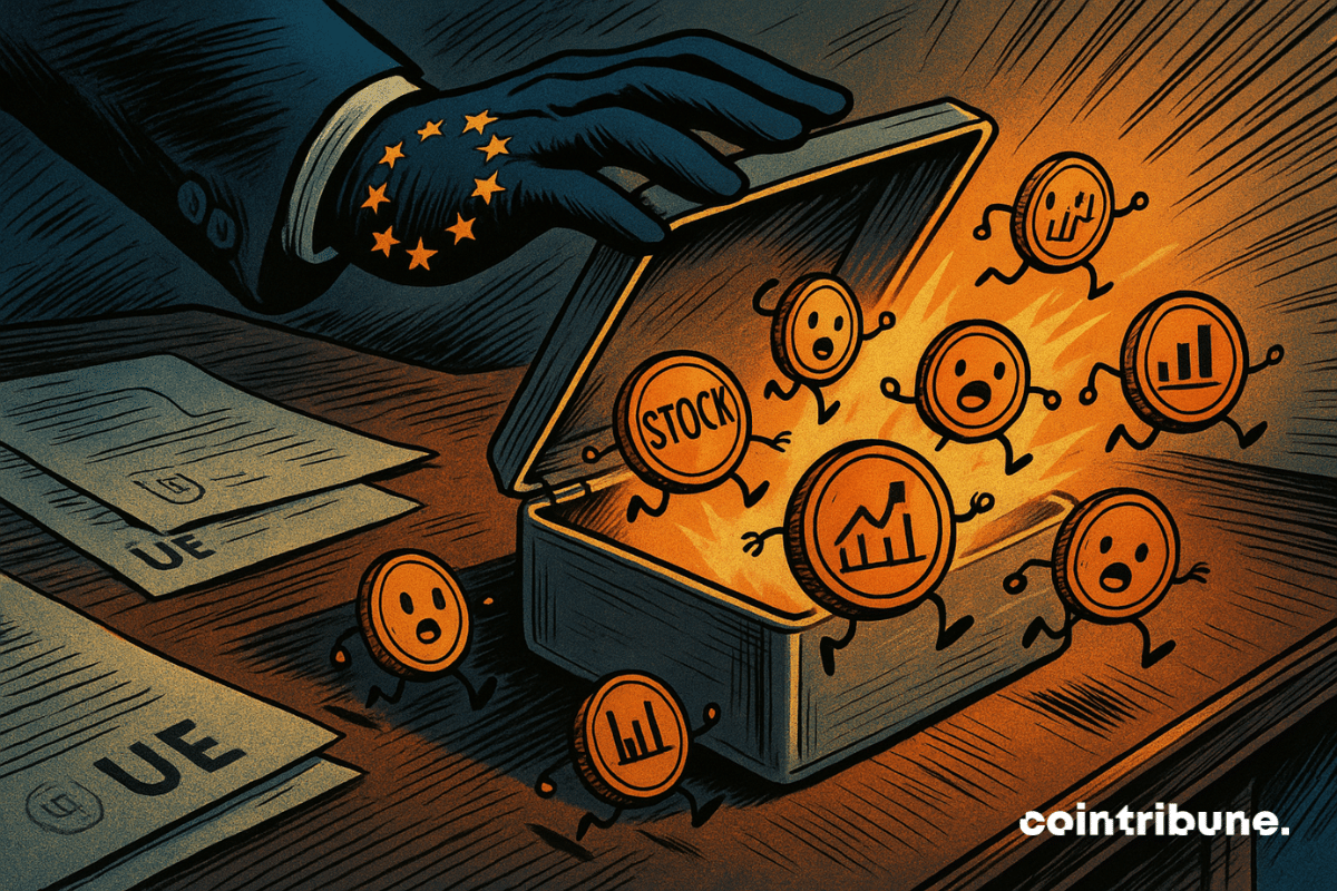 Panicked crypto assets escape from European-controlled box
